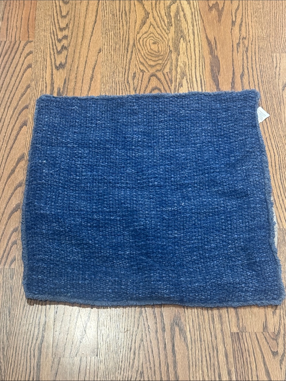 Pottery Barn Navy Blue Chunky Knit Accent Pillow Cover